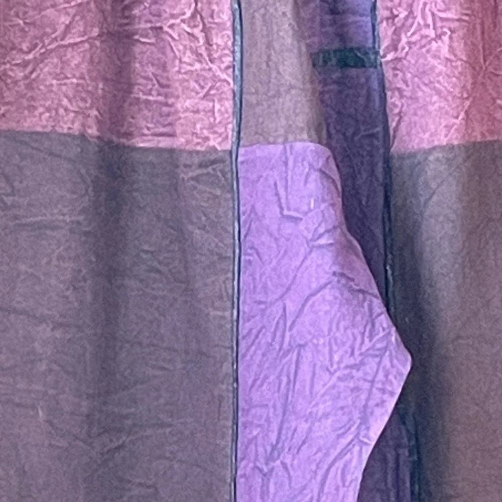 Purple Patchwork All Natural 100% Cotton Harem Pant - Picture 8 of 16